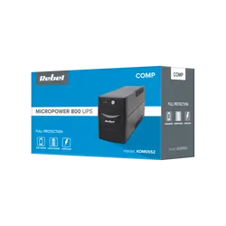 Zasilacz awaryjny komputerowy UPS 800VA 480W REBEL Micropower 800