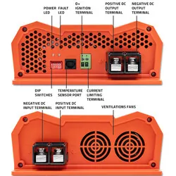 Ładowarka do akumulatorów LiFePO4 AGM Qoltec Monolith DC-DC 12V - 12V 20A 250W