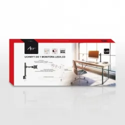 Uchwyt biurkowy do jednego monitora LED/LCD 13-27