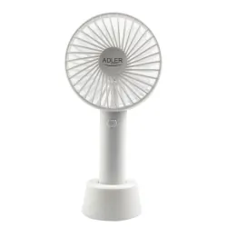 Mini wentylator przenośny 9cm/3,5” USB Adler AD 7331w biały