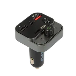 Podświetlany transmiter FM z zestawem głośnomówiącym BLOW Bluetooth 5.1   QC3.0   PD 30W