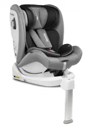 Fotelik samochodowy przód tył LIONELO BRAAM 0-36 KG ISOFIX + noga - kolor szary