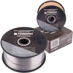 Drut spawalniczy rdzeniowy samoosłonowy 0,9mm 1kg Powermat FLUX-0.9-1KG