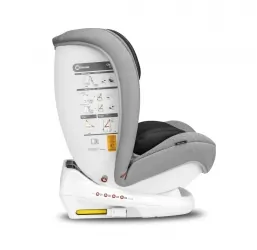 Fotelik samochodowy LIONELO OLIVER kolor stone 9-36 kg ISOFIX + TopTheter