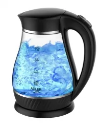 Czajnik szklany 1,7L  Adler AD 1274 czarny
