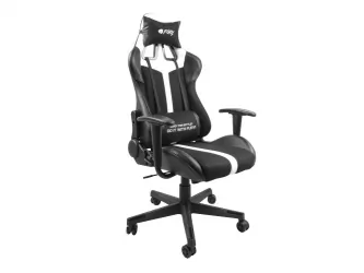 Fotel GAMINGOWY FURY  AVENGER XL czarno-biały