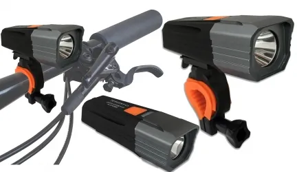 Akumulatorowa lampka rowerowa LED na przód Esperanza PHOENIX PRO 3800 lx