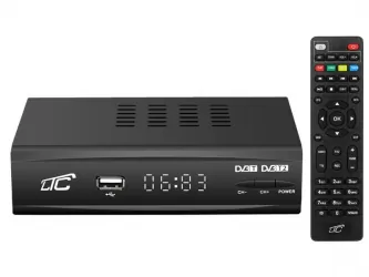 Tuner cyfrowy LTC T202 DVB-T2 H.265 HDMI USB + pilot