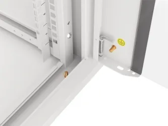 Szafa instalacyjna RACK wisząca 19'' 9U 570x450 drzwi szklane Lanberg  - szara