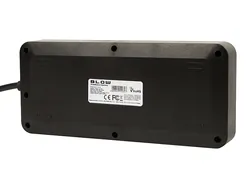 Listwa przedłużacz sieciowy BLOW 6 gniazd   3x USB   1x USC-C 2m - czarny