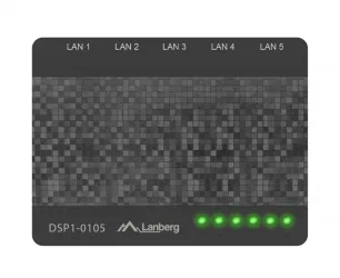Switch LANBERG 5X 100MB/S FAST ETHERNET DESKTOP 5V