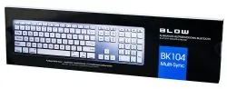 Klawiatura Blow BK104 Multi-Sync Bluetooth do 4 urządzeń SMART TV iPad Mac