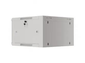 Szafa instalacyjna RACK wisząca 19'' 6U 570x600 drzwi szklane Lanberg  - szara