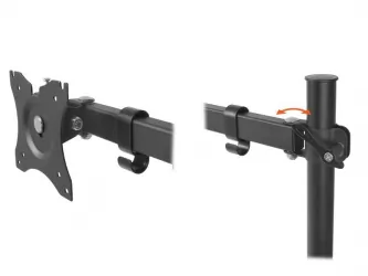 Uchwyt biurkowy obrotowy do monitora LCD 10"-29" 