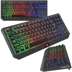 Klawiatura dla graczy NATEC Fury Hurricane TKL NFU-1238 podświetlana membranowa