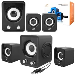 Zestaw głośników komputerowych LTC 2.1 11W USB5V czarne