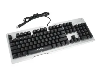 Klawiatura mechaniczna BLOW MECHANICAL RGB podświetlana metalowa + podświetlana mata + mysz