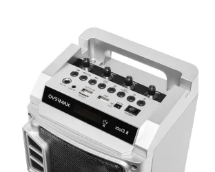 Głośnik Bluetooth OVERMAX IDOL 3.8 czarny  FM USB AUX SD 2x mikrofon bezprzewodowy