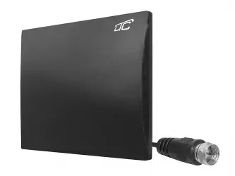 Panelowa antena DVB-T pokojowa LTC do odbioru telewizji naziemnej - czarna