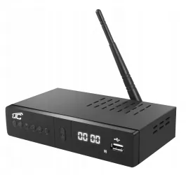 Tuner cyfrowy LTC DVB-T2 WiFi HEVC H.265 z programowalnym pilotem