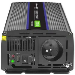 Przetwornica napięcia Qoltec Monolith 2000 MS Wave 12V/230V 1000W/2000W USB