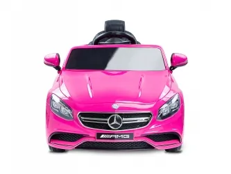 Samochód auto na akumulator Caretero Toyz Mercedes-Benz S63 AMG akumulatorowiec + pilot zdalnego sterowania - różowy