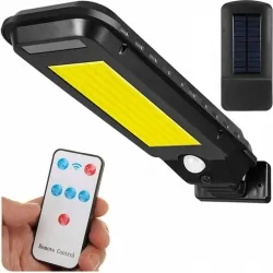 Lampa solarna LED LTC 30W z czujnikiem ruchu i zmierzchu + pilot