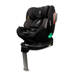 Fotelik samochodowy przód tył LIONELO ANTOON RWF 0-18 KG ISOFIX i-Size + noga - kolor czarny