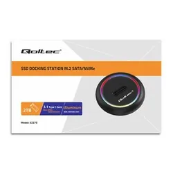 Stacja dokująca dysków Qoltec SSD M.2 NVMe SATA USB-C 2TB