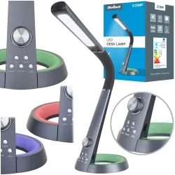 Lampka biurkowa LED REBEL ze zmiana temperatury barwowej światła i gniazdem USB