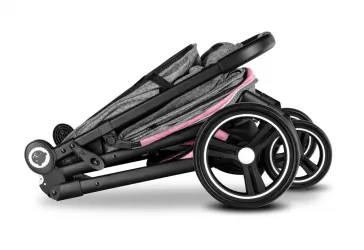 Wózek spacerowy LIONELO NATT  do 22 kg + moskitiera - różowy