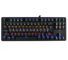 Aluminiowa mechaniczna klawiatura gamingowa dla graczy REBELTEC LIBERATOR z podświetleniem