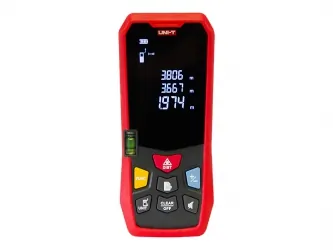 Miernik dalmierz laserowy LM50  50 metrów zasilany baterią + baterie etui