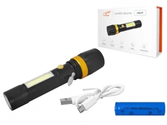 Latarka ręczna ewakuacyjna LTC LED COB 6W/3W akumulator 6800mAh USB