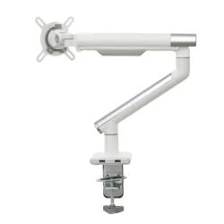 Uchwyt biurkowy gazowy do 1 monitora LED/LCD 17-32 cala + 1xUSB - ART L-19GD biały