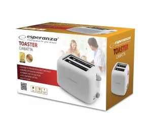 Toster na 2 kromki Esperanza CIABATTA 600W