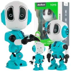 Interaktywny mówiący robot REBEL VOICE niebieski