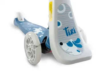 Hulajnoga trójkołowa 2w1 Caretero Toyz TIXI z siedziskiem - niebieska