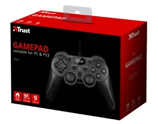 Przewodowy gamepad do PS3/PC TRUST ZIVA