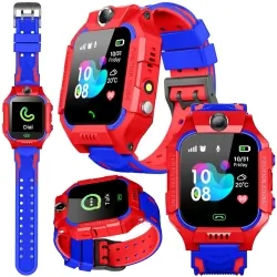 Zegarek smartwatch Q19 dla dzieci wodoodporny czerwony