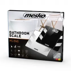 Elektroniczna waga łazienkowa z analizatorem Mesko MS 8148 B czarna 150kg