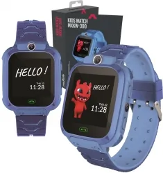 Zegarek smartwatch Maxlife Kids Watch MXKW-300 dla dzieci niebieski