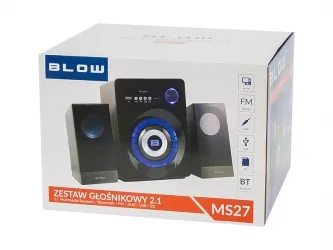 Głośniki komputerowe 2.1 BLOW MS-27 Bluetooth USB SD FM AUX
