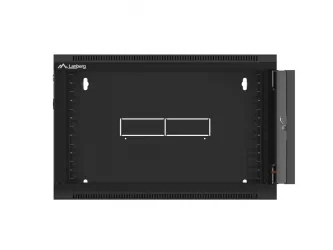 Szafa instalacyjna RACK wisząca 19'' 6U 570x600 drzwi szklane Lanberg  - czarna