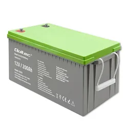 Akumulator żelowy Deep Cycle Qoltec 12V 200Ah
