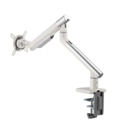 Uchwyt biurkowy gazowy do 1 monitora LED/LCD 17-32 cala + 1xUSB - ART L-19GD biały