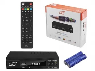Tuner cyfrowy LTC T201 DVB-T2 H.265 HDMI USB 