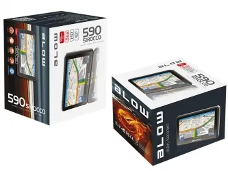 Nawigacja samochodowa BLOW GPS590 Sirocco 8GB mapa Europy 