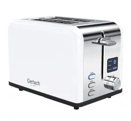 Toster z wyświetlaczem LCD na 2 kromki Gerlach GL 3221 biały