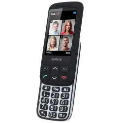 Telefon komórkowy telefon dla seniora myPhone Halo S czarny SOS aparat